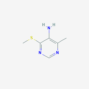 4-Methyl-6-(methylsulfanyl)pyrimidin-5-amine