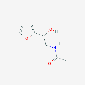 molecular formula C8H11NO3 B12912203 N-[2-(Furan-2-yl)-2-hydroxyethyl]acetamide CAS No. 62130-07-8