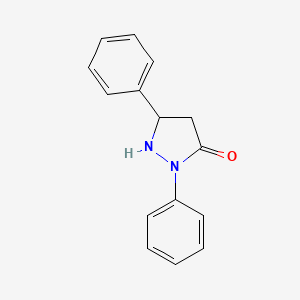 2,5-Diphenyl-3-pyrazolidinone