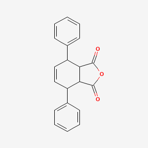 molecular formula C20H16O3 B12912310 4,7-Diphenyl-3a,4,7,7a-tetrahydroisobenzofuran-1,3-dione CAS No. 20929-46-8