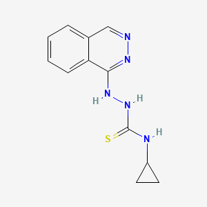 N-Cyclopropyl-2-(phthalazin-1-yl)hydrazine-1-carbothioamide