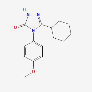 5-Cyclohexyl-4-(4-methoxyphenyl)-2,4-dihydro-3H-1,2,4-triazol-3-one