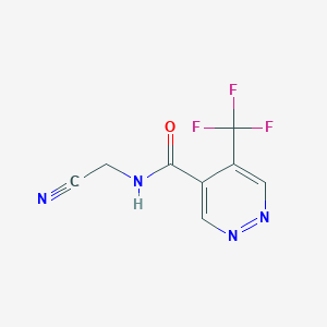 N-(Cyanomethyl)-5-(trifluoromethyl)pyridazine-4-carboxamide