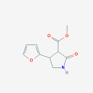 Methyl 4-(furan-2-yl)-2-oxopyrrolidine-3-carboxylate