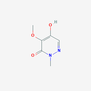 5-Hydroxy-4-methoxy-2-methylpyridazin-3(2H)-one