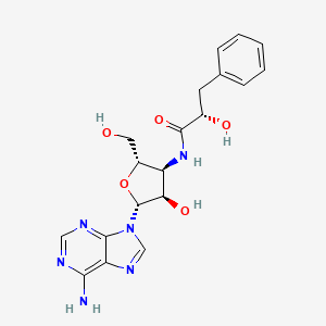 3'-Deoxy-3'-{[(2S)-2-hydroxy-3-phenylpropanoyl]amino}adenosine