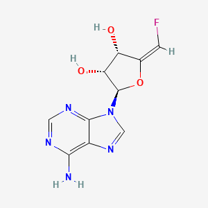 (2R,3R,4S,E)-2-(6-Amino-9H-purin-9-yl)-5-(fluoromethylene)tetrahydrofuran-3,4-diol