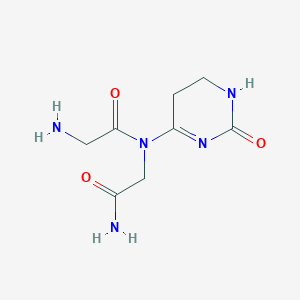 2-Amino-N-(2-amino-2-oxoethyl)-N-(2-oxo-1,2,5,6-tetrahydropyrimidin-4-yl)acetamide