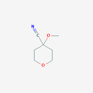 molecular formula C7H11NO2 B1291277 4-甲氧基四氢-2H-吡喃-4-碳腈 CAS No. 155650-56-9