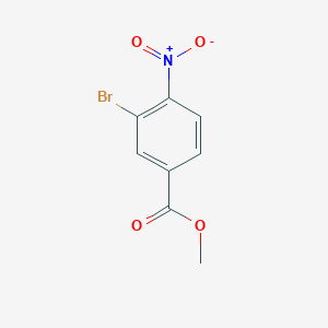 molecular formula C8H6BrNO4 B1291278 3-溴-4-硝基苯甲酸甲酯 CAS No. 126759-30-6