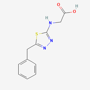 N-(5-Benzyl-1,3,4-thiadiazol-2-yl)glycine