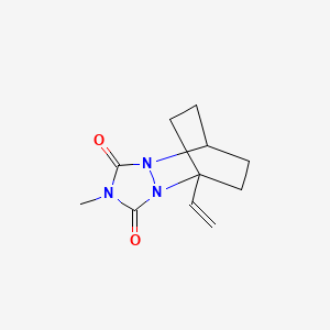 5,8-Ethano-1H-(1,2,4)triazolo(1,2-a)pyridazine-1,3(2H)-dione, 5-ethenyltetrahydro-2-methyl-