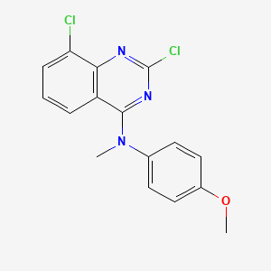 4-Quinazolinamine, 2,8-dichloro-N-(4-methoxyphenyl)-N-methyl-