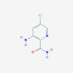 molecular formula C6H6ClN3O B1291290 3-Amino-5-chloropyridine-2-carboxamide CAS No. 27330-34-3