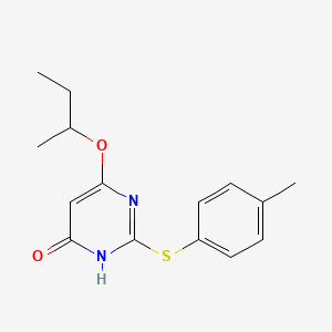 6-sec-Butoxy-2-p-tolylsulfanyl-3H-pyrimidin-4-one