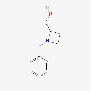 molecular formula C11H15NO B1291292 (1-Benzylazetidin-2-yl)methanol CAS No. 31247-34-4