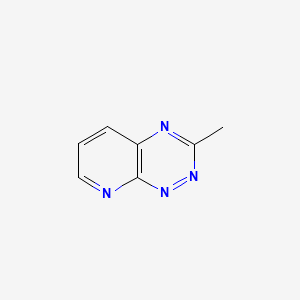 molecular formula C7H6N4 B12912940 3-Methylpyrido[3,2-e][1,2,4]triazine CAS No. 30962-73-3