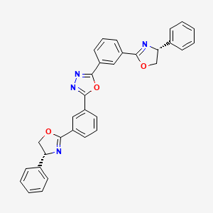 2,5-Bis(3-((R)-4-phenyl-4,5-dihydrooxazol-2-yl)phenyl)-1,3,4-oxadiazole