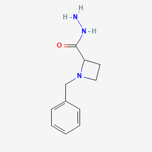 molecular formula C11H15N3O B1291302 1-苯并氮杂环丁烷-2-碳酰肼 CAS No. 60169-37-1