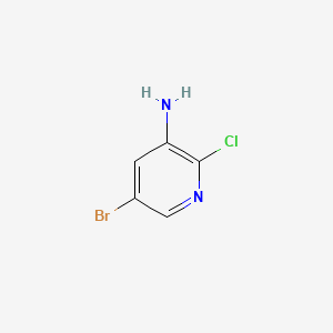 molecular formula C5H4BrClN2 B1291305 3-Amino-5-bromo-2-chloropyridine CAS No. 588729-99-1