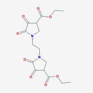 Diethyl 1,1'-ethane-1,2-diylbis(4,5-dioxopyrrolidine-3-carboxylate)