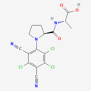 1-(2,3,5-Trichloro-4,6-dicyanophenyl)-L-prolyl-L-alanine