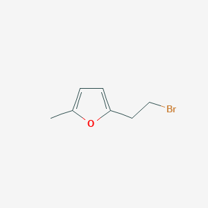 molecular formula C7H9BrO B1291314 2-(2-Bromoethyl)-5-methylfuran 