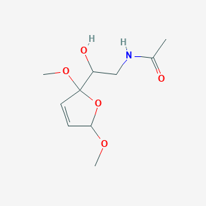 N-(2-(2,5-Dimethoxy-2,5-dihydrofuran-2-yl)-2-hydroxyethyl)acetamide