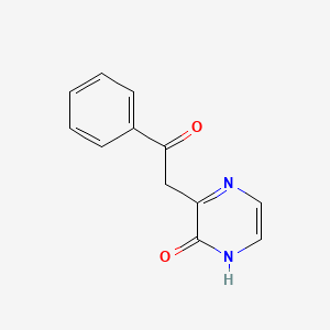 3-(2-Oxo-2-phenylethyl)pyrazin-2(1H)-one