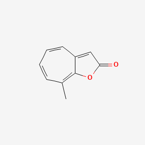 molecular formula C10H8O2 B12913252 8-Methyl-2H-cyclohepta[b]furan-2-one CAS No. 60998-69-8