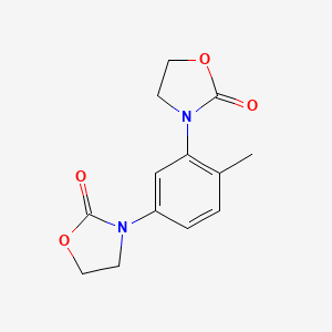 3,3'-(4-Methylbenzene-1,3-diyl)bis(1,3-oxazolidin-2-one)