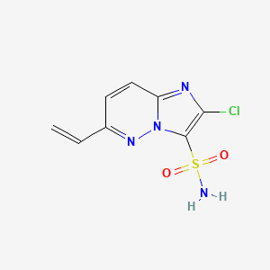 2-Chloro-6-ethenylimidazo[1,2-b]pyridazine-3-sulfonamide