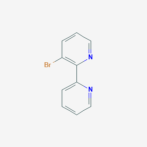 molecular formula C10H7BrN2 B1291335 3-Bromo-2-(pyridin-2-yl)pyridine CAS No. 956111-71-0