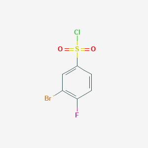 B1291340 3-Bromo-4-fluorobenzene-1-sulfonyl chloride CAS No. 631912-19-1