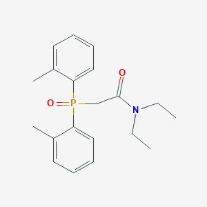 molecular formula C20H26NO2P B12913427 2-[Bis(2-methylphenyl)phosphoryl]-N,N-diethylacetamide CAS No. 101465-37-6