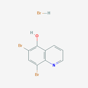 molecular formula C9H6Br3NO B12913470 6,8-Dibromoquinolin-5-ol hydrobromide CAS No. 188594-91-4