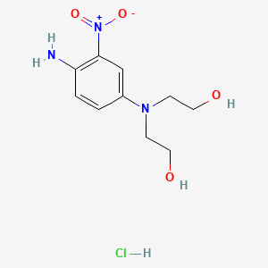 molecular formula C10H16ClN3O4 B1291351 2,2'-[(4-氨基-3-硝基苯基)亚氨基]双乙醇盐酸盐 CAS No. 94158-13-1
