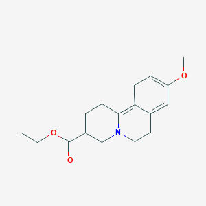 ethyl 9-methoxy-2,3,4,6,7,11-hexahydro-1H-benzo[a]quinolizine-3-carboxylate