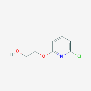 molecular formula C7H8ClNO2 B1291369 2-[(6-Chloropyridin-2-yl)oxy]ethan-1-ol CAS No. 104472-98-2