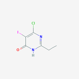 6-Chloro-2-ethyl-5-iodopyrimidin-4(1H)-one