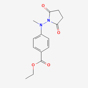 Ethyl 4-((2,5-dioxopyrrolidin-1-yl)(methyl)amino)benzoate