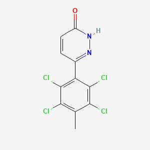 6-(2,3,5,6-Tetrachloro-4-methylphenyl)pyridazin-3(2H)-one