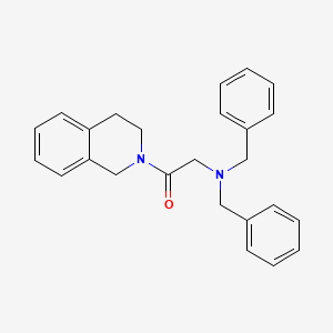 2-(Dibenzylamino)-1-(3,4-dihydroisoquinolin-2(1H)-yl)ethan-1-one