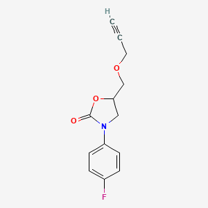 3-(4-Fluorophenyl)-5-(2-propynyloxymethyl)-2-oxazolidinone