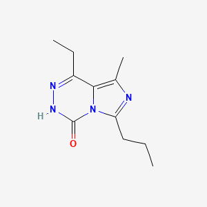 1-Ethyl-8-methyl-6-propylimidazo[1,5-d][1,2,4]triazin-4(3H)-one