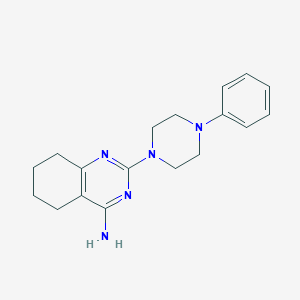 2-(4-Phenylpiperazin-1-yl)-5,6,7,8-tetrahydroquinazolin-4-amine