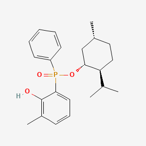 (Rp)-(1R,2S,5R)-2-Isopropyl-5-methylcyclohexyl (2-hydroxy-3-methylphenyl)(phenyl)phosphinate