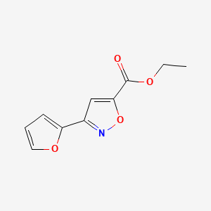 Ethyl 3-(furan-2-yl)-1,2-oxazole-5-carboxylate