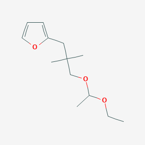 2-(3-(1-Ethoxyethoxy)-2,2-dimethylpropyl)furan