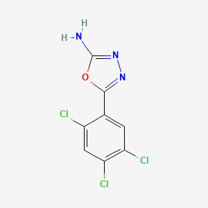 5-(2,4,5-Trichlorophenyl)-1,3,4-oxadiazol-2-amine